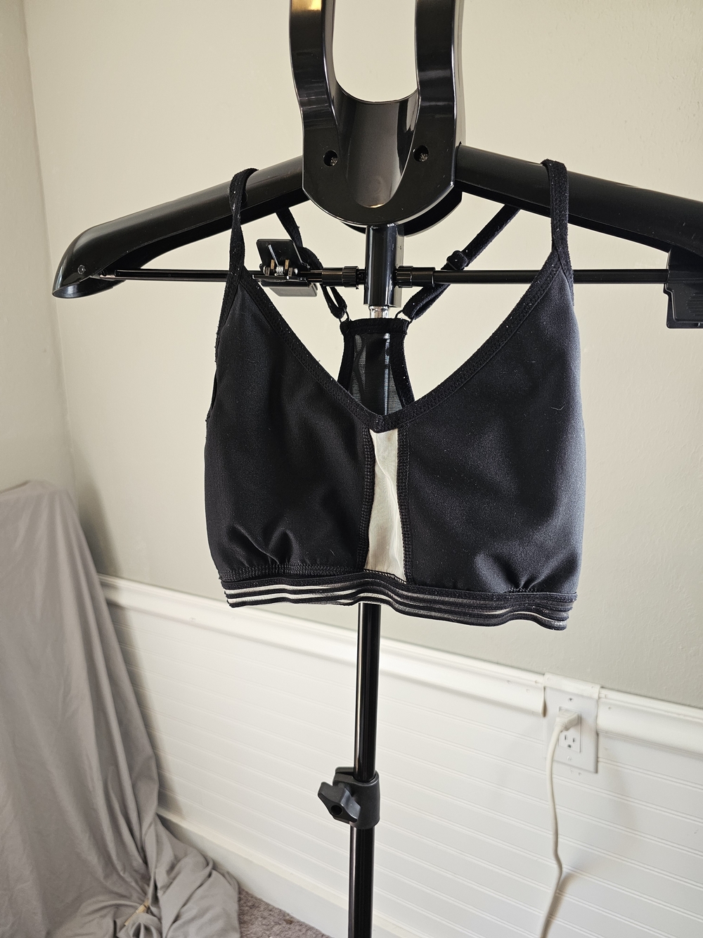 Nike Black And Cream Sports Bra